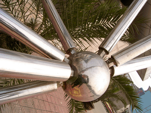 临河不锈钢螺栓球网架