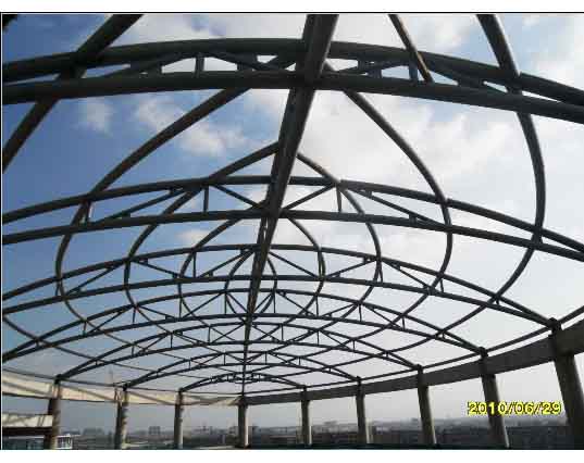 临河中煤朔州宾馆管桁架工程